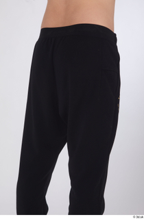 Arvid black joggers dressed sports thigh 0006.jpg